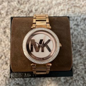 Michael Kors rose gold watch